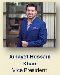 Junayet Hossain Khan, Vice President